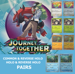 Pokemon Journey Together - Common & Reverse Holo & Holo Sets - Pack Fresh - Image 1
