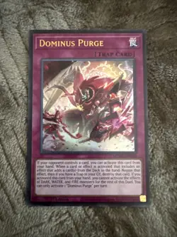 Dominus Purge MZMU-EN125 Ultra Rare Yugioh 1st Edition Maze of Muertos NM - Image 1