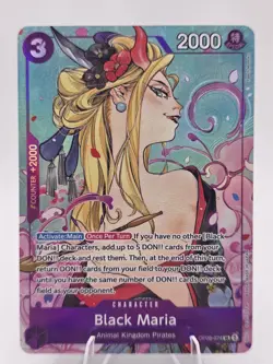 One Piece Black Maria OP08-074 Illustration Box Vol.2 Promo - Image 1