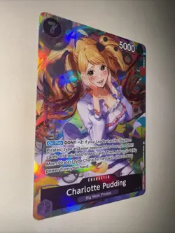 ONE PIECE PREMIUM PRB-02 CHARLOTTE PUDDING SR ALT ART PRB02-010 ENGLISH TCG CCG - Image 2
