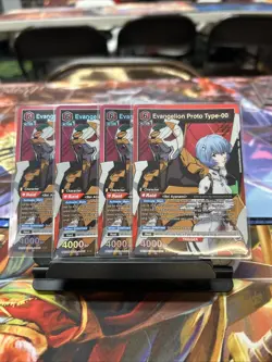 4x Union Arena: Evangelion - Evangelion Proto Type-00 (SR) - UE15BT/EVA-1-080 - Image 1
