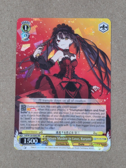 Weiss Schwarz Fujimi Fantasia Bunko Vol. 2 Driven Maiden in Love Kurumi RR Foil - Image 1