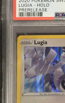 2020 POKEMON SWSH #069 LUGIA HOLO PSA 10 GEM MINT PROMO PRERELEASE BLACK STAR - Image 4