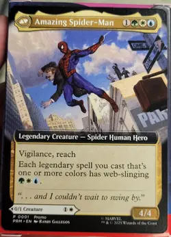 Peter Parker Amazing Spider-Man MTG Disney Exclusive Event Promo Non-Foil Magic - Image 1