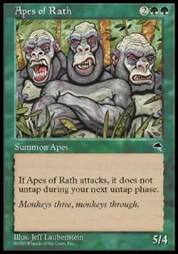 Apes of Rath - Light Play MTG Tempest - Image 1