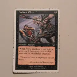 MTG Magic the Gathering - Sadistic Glee - Image 1