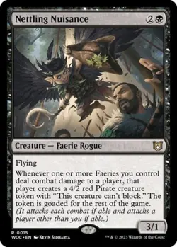 Nettling Nuisance - Near Mint MTG Commander: Wilds of Eldraine - Image 1
