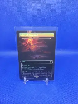 MTG Valley Of Gorgoroth Lotr Commander: Tales of Middle-earth 376 FOIL x NM - Image 1