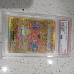 PSA 9 - Pokemon Card 2023 - Charizard ex 228/197 Gold Hyper Rare Obsidian Flames - Image 1