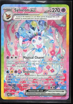 Sylveon ex Holo Special Illustration Rare SV: Prismatic Evolutions 156/131 NM - Image 1