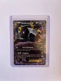 Pokemon Umbreon-EX TCG Fates Collide Holo Card 55/124 Rare - Image 1