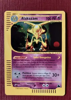 Alakazam Skyridge H1/H32 Ita Carta Pokemon Card Holo GD+/EX - Image 1
