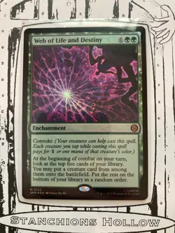 MTG Web of Life and Destiny (FOIL) - Marvel's Spider-Man (SPM) M 0122 - Image 1