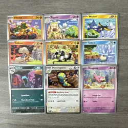 Teeziro Connecting Art Pokemon Card Collection Lot Of 9 With Holo - Image 1