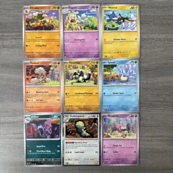 Teeziro Connecting Art Pokemon Card Collection Lot Of 9 With Holo - Image 2