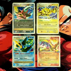 Pokemon TCG Level X Card Lot/Darkrai/Infernape/Empoleon/Electivire MP-HP - Image 1