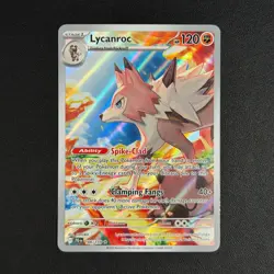 Lycanroc 166/159 JTG Journey Together Illustration Rare Pokemon Card - Image 1
