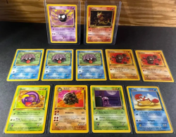 Pokemon 1st Edition Fossil Card Lot Gastly Magmar Golem Shellder WOTC Vintage - Image 1