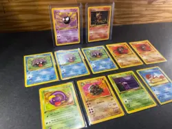 Pokemon 1st Edition Fossil Card Lot Gastly Magmar Golem Shellder WOTC Vintage - Image 2