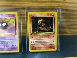 Pokemon 1st Edition Fossil Card Lot Gastly Magmar Golem Shellder WOTC Vintage - Image 4