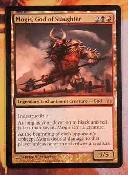 Magic The Gathering Born of the Gods BNG 2014 #151 Mogis, God of Slaughter NM x1 - Image 1