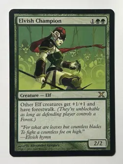 MTG Elvish Champion - 10th Edition (2007) - NM - Image 1