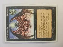 Magic The Gathering Revised Edition Lord of the Pit MTG TCG CCG 3rd 3ED - Image 1