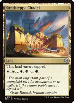 4x Sandsteppe Citadel NM-Mint, English Commander: Lorwyn Eclipsed MTG Magic - Image 1
