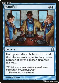 Windfall EN [CMD - 70] - NM TCG MTG - Image 1