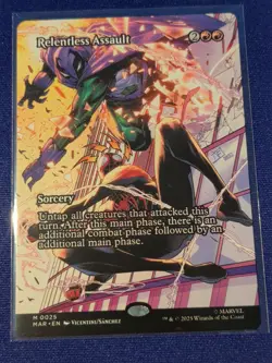 Relentless Assault (Borderless) M Marvel Universe Eternal-Legal 25 NM - Image 1