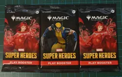 MTG Marvel Super Heroes Play Boosters [3 Packs] Magic the Gathering NEW x3 3x - Image 1