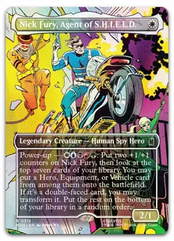 Nick Fury, Agent of S.H.I.E.L.D. (Borderless) (0314) (Foil) NM Marvel Super Hero - Image 1