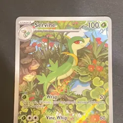Servine 088/086 Black Bolt English Pokemon Illustration Rare Full Art - Image 3