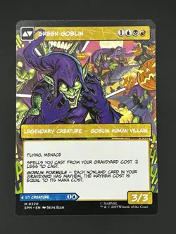 x1 Norman Osborn   Green Goblin - Borderless M MTG Marvel's Spider-Man - 0220 - Image 2