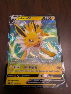 Pokemon TCG Jolteon V Promo SWSD SWSH151 NM - Image 1