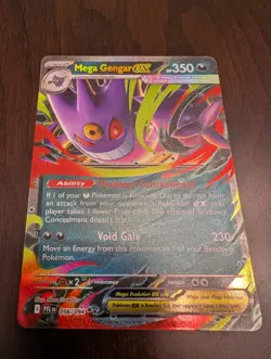 Pokemon TCG Mega Gengar ex Double Rare PFL 056/094 NM - Image 1