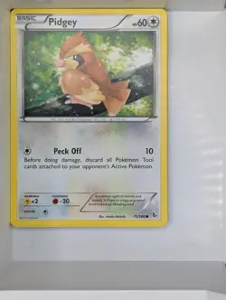 Pokemon TCG Flashfire Pidgey 75/106 LP - Image 1