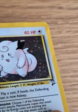 Pokemon TCG - Clefairy 6/130 Base Set 2 Holo Rare - WOTC 1999 - LP - Image 3