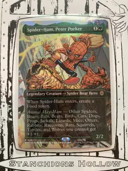 MTG Spider-Ham, Peter Porker (Borderless) - Marvel's Spider-Man (SPM) R 0201 - Image 1