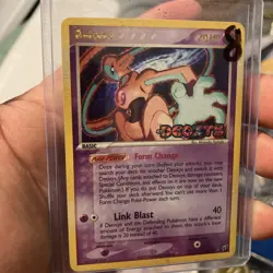 DEOXYS 16/107 REVERSE HOLO STAMP EX DEOXYS POKEMON ENGLISH LP - Image 1