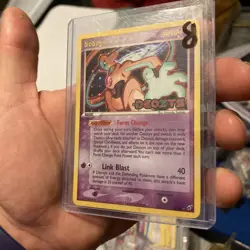 DEOXYS 16/107 REVERSE HOLO STAMP EX DEOXYS POKEMON ENGLISH LP - Image 2