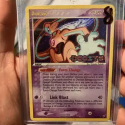 DEOXYS 16/107 REVERSE HOLO STAMP EX DEOXYS POKEMON ENGLISH LP - Image 5