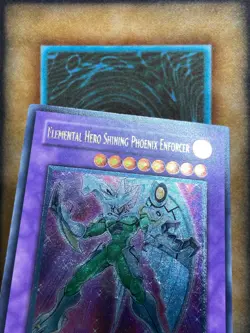 Yugioh Elemental Hero Shining Phoenix Enforcer EOJ-EN033 Ultimate Rare 1st Ed NM - Image 4