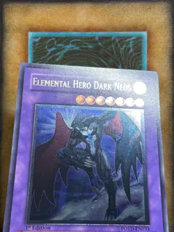Yugioh Elemental Hero Dark Neos POTD-EN033 Ultimate Rare 1st Ed NM - Image 2