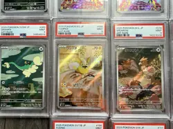 Pokemon TCG PSA 9 Graded Card Bundle, 13 Graded Cards, Japanese AR Cards - Image 4