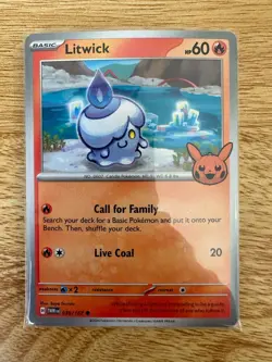 Promo Pikachu Stamp Chandelure 038/167 Non-Holo Trick or Treat LP Pokemon Cards - Image 3