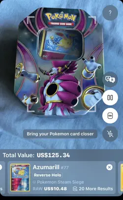 Hoopa Ex Pokemon Tin Filled with Cards Pokemon Trading Card - Image 1