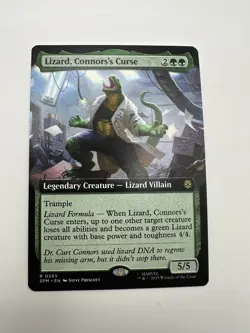 x1 Lizard, Connors's Curse - Extended Art R MTG Marvel's Spider-Man M/NM, Englis - Image 1
