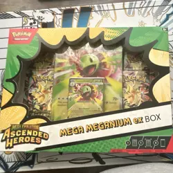 Pokemon TCG Mega Evolution Ascended Heroes Meganium EX Box 60 Cards 2026 - Image 1