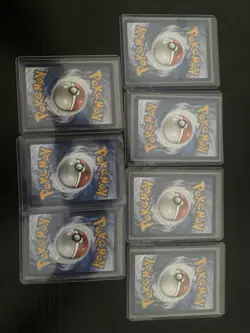 Pokemon TCG X7 Card Bundle Near Mint Full Arts Rare Cards No Dupes - Image 3